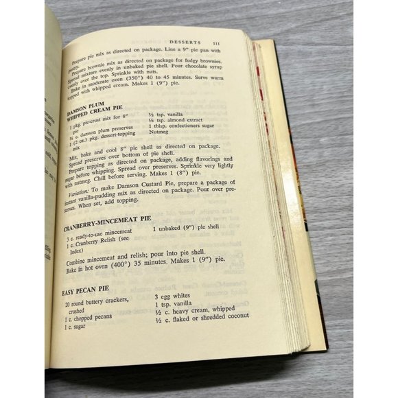 Busy Womans Cookbook by Farm Journal 1971 Make Ahead Recipes Short Cuts - Picture 8 of 10